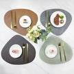 NordicDrop Double Sided Faux Leather Placemats Non-Slip