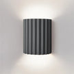 Ripon Resin Wall Lamp Ribbed Nordic Indoor Wall Light