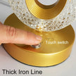 Stellora 3D Crystal LED Night Light Touch Dimming Lamp