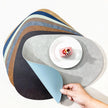 NordicDrop Double Sided Faux Leather Placemats Non-Slip