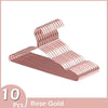 Bibury Metal Coat Hangers Set of 10 Non Slip