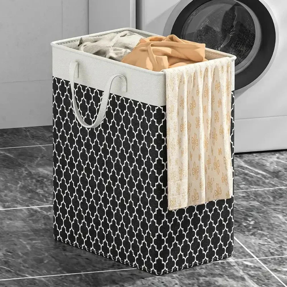 Lauva 75L Foldable Laundry Basket Waterproof Fabric