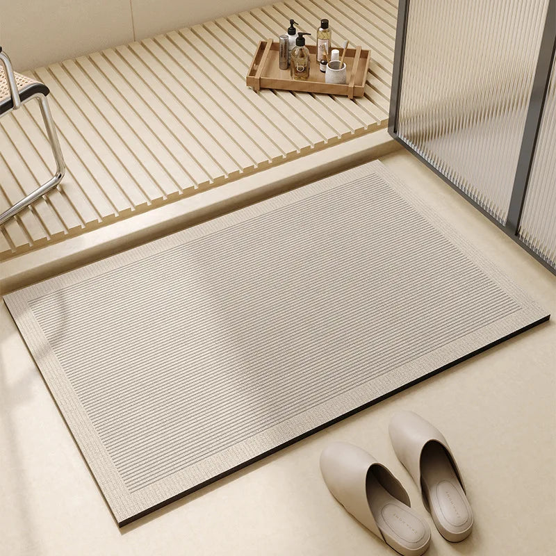 Marlow Quick Dry Bath Mat Super Absorbent Non-Slip Base