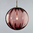 Middleham Glass Globe Pendant Light Hand Blown Nordic Style