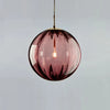 Middleham Glass Globe Pendant Light Hand Blown Nordic Style