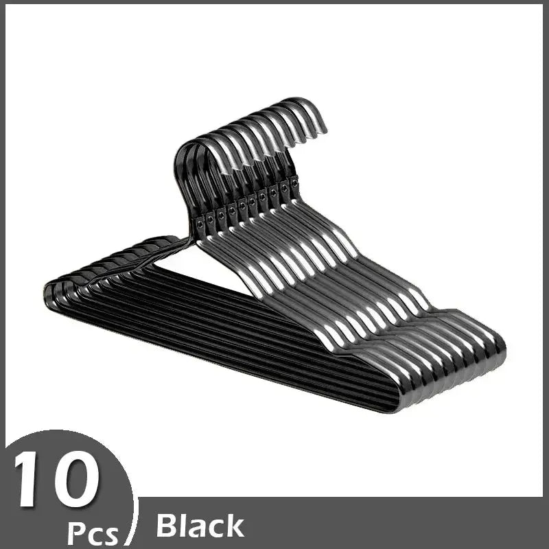 Bibury Metal Coat Hangers Set of 10 Non Slip