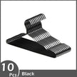 Bibury Metal Coat Hangers Set of 10 Non Slip