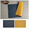 DuoMat Double Sided Faux Leather Placemats Heat Resistant