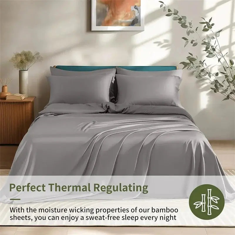 Winchcombe Bamboo Sheet Set 4 Piece Silky Deep Pocket