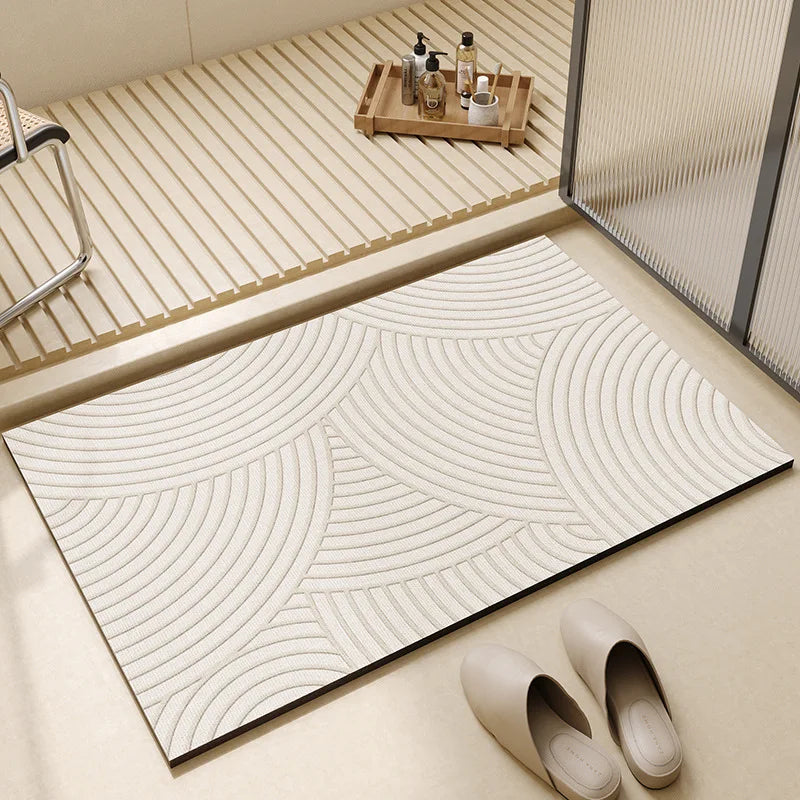 Marlow Quick Dry Bath Mat Super Absorbent Non-Slip Base