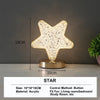 Stellora 3D Crystal LED Night Light Touch Dimming Lamp