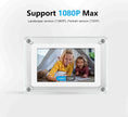 ClearFrame Acrylic Digital Photo Frame 5 Inch Rechargeable