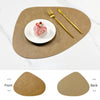 NordicDrop Double Sided Faux Leather Placemats Non-Slip