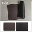 DuoMat Double Sided Faux Leather Placemats Heat Resistant