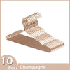 Bibury Metal Coat Hangers Set of 10 Non Slip