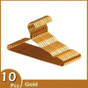 Bibury Metal Coat Hangers Set of 10 Non Slip