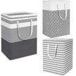 Lauva 75L Foldable Laundry Basket Waterproof Fabric