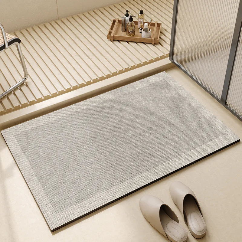 Marlow Quick Dry Bath Mat Super Absorbent Non-Slip Base