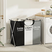 TriSort Multi Section Laundry Hamper Foldable Sorter