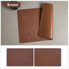 DuoMat Double Sided Faux Leather Placemats Heat Resistant