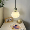 Hardraw Pumpkin Glass Pendant Light Adjustable Drop
