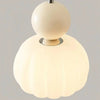 Hardraw Pumpkin Glass Pendant Light Adjustable Drop