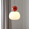 Hardraw Pumpkin Glass Pendant Light Adjustable Drop