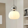 Hardraw Pumpkin Glass Pendant Light Adjustable Drop