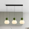 Hardraw Pumpkin Glass Pendant Light Adjustable Drop