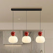 Hardraw Pumpkin Glass Pendant Light Adjustable Drop