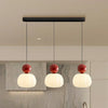 Hardraw Pumpkin Glass Pendant Light Adjustable Drop
