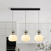 Hardraw Pumpkin Glass Pendant Light Adjustable Drop