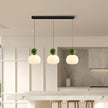 Hardraw Pumpkin Glass Pendant Light Adjustable Drop