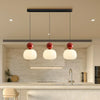 Hardraw Pumpkin Glass Pendant Light Adjustable Drop