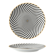 Euclid Dinner Plate Collection Six Patterned Designs