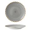 Euclid Dinner Plate Collection Six Patterned Designs