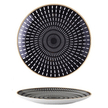 Euclid Dinner Plate Collection Six Patterned Designs