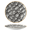 Euclid Dinner Plate Collection Six Patterned Designs