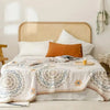 Chagford Cotton Gauze Bedspread Boho Muslin Bed Cover
