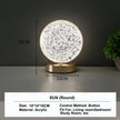 Stellora 3D Crystal LED Night Light Touch Dimming Lamp