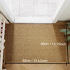 Rydal Faux Jute Door Mat Non-Slip Backing for Entryways