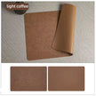 DuoMat Double Sided Faux Leather Placemats Heat Resistant