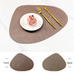 NordicDrop Double Sided Faux Leather Placemats Non-Slip