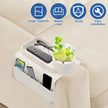 Sennen Silicone Sofa Arm Tray Cup Holder with Side Pocket
