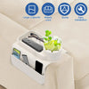 Sennen Silicone Sofa Arm Tray Cup Holder with Side Pocket