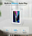 ClearFrame Acrylic Digital Photo Frame 5 Inch Rechargeable