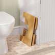 Aldeburgh Bamboo Folding Toilet Stool Non Slip Footstool