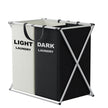 TriSort Multi Section Laundry Hamper Foldable Sorter