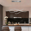 Buxton Wave LED Pendant Light Dimmable Metal Linear