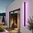 Ludlow Linear Outdoor Wall Light LED Strip IP65 Black